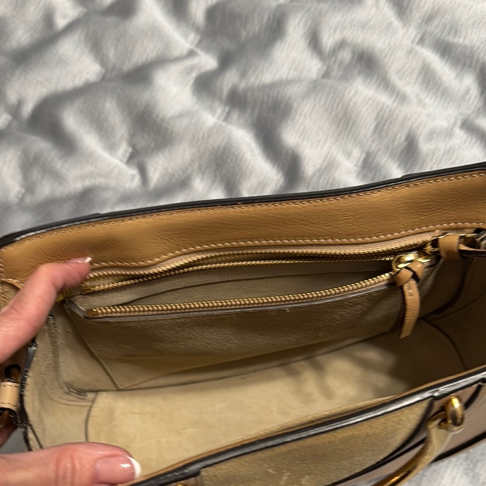 Chloe Pixie Medium Tan Leather Bag - Picture 4 of 11